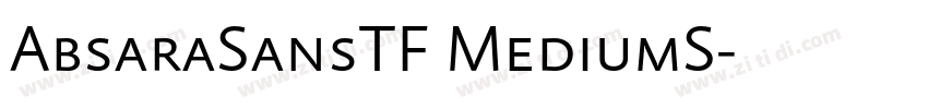 AbsaraSansTF MediumS字体转换 AbsaraSansTF MediumS字体转换